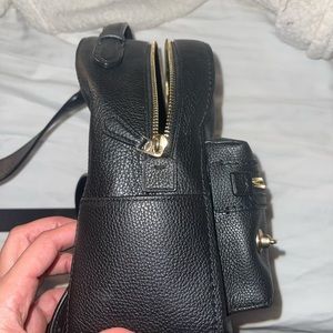 Coach Mini Backpack Black Leather